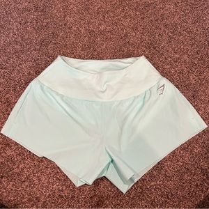 Gymshark Light Mint Athletic Shorts